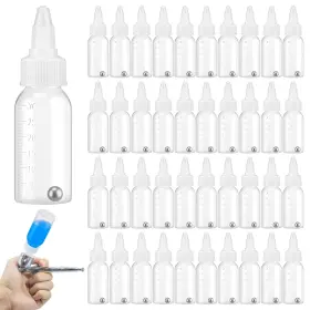Ls-loyim-0733 Loyim 50 Pcs Airbrush Paint Bottles 30ml Empty Jars