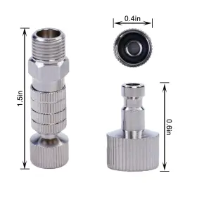 Lymmiytc 750226918572 Airbrush Quick Release Disconnect Coupler Fitting Adapter Kit With 1/8 Inch Femal #2