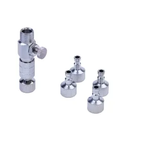Lymmiytc 750226918589 Airbrush Quick Release Disconnect Coupler Fitting Adapter Kit 1/8 Inch Connectors