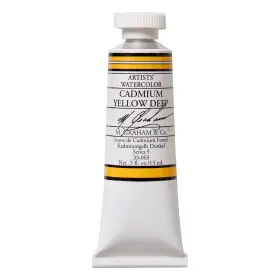 33-063 M. Graham & Co. 1/2-ounce Tube 0.5 Fl Oz Pack Of 1 Cadmium Yellow Deep