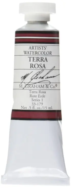 33-179 M. Graham & Co. 1/2-ounce Tube Watercolor Paint 0.5 Fl Oz Pack Of 1 Terra Rosa