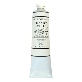 M. Graham & Co. 51-180 M. And Co. Artist Oil Paint Titanium 5 Fl Oz Pack Of 1 White