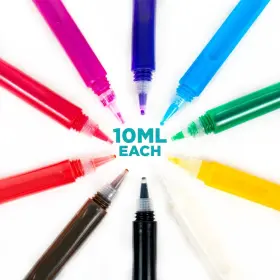 210533 Made By Me Yes Horizon Group Usa Suncatcher Paint Pens 10 Pack 10ml Nontoxic #3