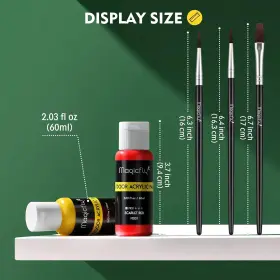 Mf6013-magicfly Magicfly Outdoor Acrylic Paint Set Of 2.03 Fl Oz Pack 30 Multicolored #2