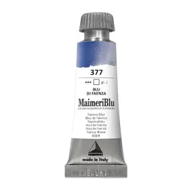 1609377 Maimeri Maimeriblu 12ml Single-pigment Watercolor 0.4 Fl Oz Pack Of 1 Faience Blue