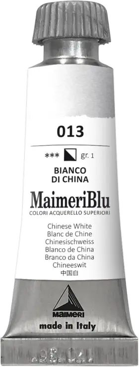 M1609013 Maimeri Maimeriblu 12ml Single-pigment 0.4 Fl Oz Pack Of 1 Chinese White