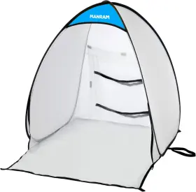 T8155-s Manram Portable Paint Tent 2.5x2.5x3.25 Ft Small Booth With Built-in Floor