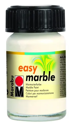 Marabu Mr130539101 Easy Marble Paint 15ml Crystal 0.5 Fl Oz Pack Of 1 Clear
