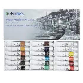 O-5018b Maries Water Soluble Oil Color Paint Set - 18 Count Pack Of 1 Assorted