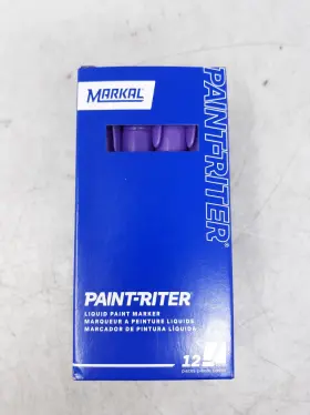 96817 Markal Paint-riter Valve Action Paint Marker Purple/violet 12pk
