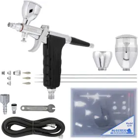 Master Airbrush 445057753753 Model G79 All-purpose Precision Fixed Dual-action Trigger Style
