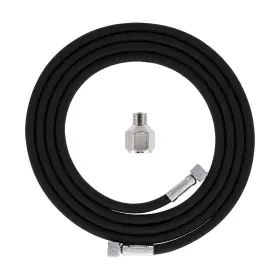 59137-airhose Master Airbrush Premium-quality 10-ft Braided Air Hose 1/8 Inch Ends With 1/4 Adaptor