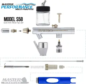 Master Airbrush 689999632630 Performance Multi-purpose Precision Dual-action Siphon Feed Mm #3