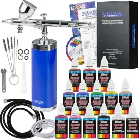 Master Airbrush 690002027008 Powerful Cordless Handheld Acrylic Paint Airbrushing System With