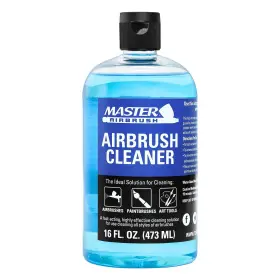 Master Airbrush 840234512791 Cleaner 16-ounce Pint Bottle - Fast Acting Cleaning Solution Quickly Remove