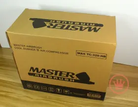 Tc-320 Master Airbrush 844825073838 1/5 Hp Cool Runner Ii Dual Fan Air Compressor Kit Model