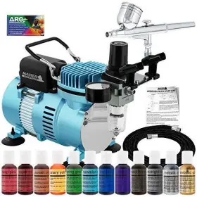 Master Airbrush 844825079649 Cake Decorating Airbrushing System Kit With A Gravity Feed Airbr