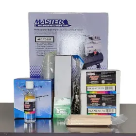 Tc-20t Master Airbrush 844825084780 Abd Compressor Set Kit-g44t-mas-fba-2 New With Box