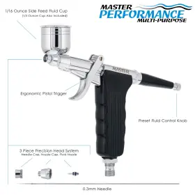 Sb80 Master Airbrush 844825091979 Model Multi-purpose Pistol Trigger Fixed Dual-action Set Kit - #2