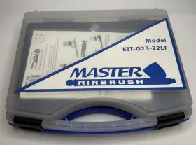 Master Airbrush 844926070903 Kit-g23-22lf Airbrushing System Kit With Case