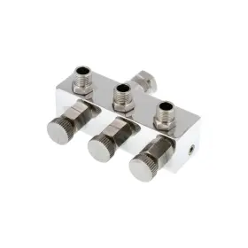 Master Airbrush 845927032693 3 Way Metered Manifold 1/4 Inch Bsp Female-3 1/8 Male