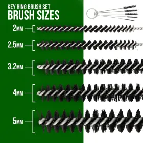 Master Airbrush 848849011883 12 Piece Cleaning Kit - 5 Pc Needles Brushes #2