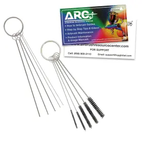 Master Airbrush 848849017076 11pc Mini Cleaning Brush Set Kit With 5 Brushes Pokers &