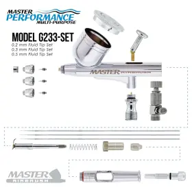 G233 Master Airbrush 848849072983 Cool Runner Ii Dual Fan Air Tank Compressor System Kit With Professional #3