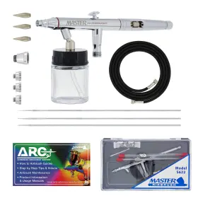 Master Airbrush 848849073676 S622-set S62 All-purpose Precision Dual-action Siphon Feed Pr