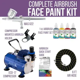 Master Airbrush 848849074390 Professional Water-based Face Paint Temporary Tattoo #2