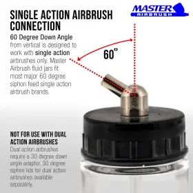 Tb-003 Master Airbrush 848849088724 Pack Of 10 Empty 3/4 Ounce 22cc Glass Jar Bottles #2