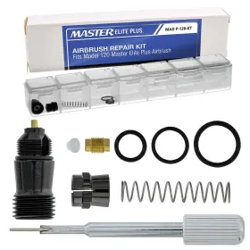 Master Airbrush 848849089448 Elite Plus Rebuild Kit - For Repair And Maintenance Of Model 120