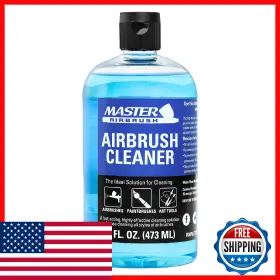 B0bn77jpwp Master Airbrush Cleaner 16oz Pint - Fast Acting Water-based Paint Makeup Artist