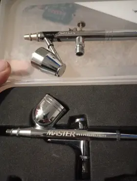 G22-h Master Airbrush .3 Tip Dual-action Gravity Feed Gun Set Kit Paint Tattoo Hobby Nail Art #2