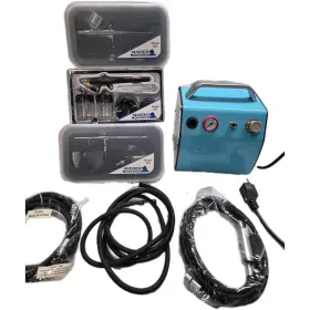Master Airbrush Kit-3air-60-6 Professional Airbrushing System Kit