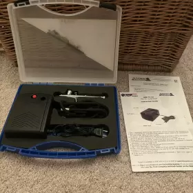 Master Airbrush Kit-g34-22lf G34 Gravity Feed Kit Mini Air Compressor Hobby Craft Art Cake #2