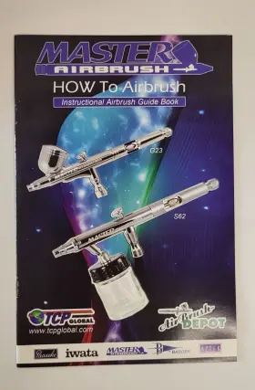 Master Airbrush Kit-vc16-g22f Mas-kit-vc16-g22f Gravity Feed Kit Mini Air Compressor Craft Art #2