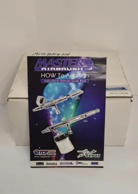 Master Airbrush Kit-vc16-g22f Mas-kit-vc16-g22f Gravity Feed Kit Mini Air Compressor Craft Art