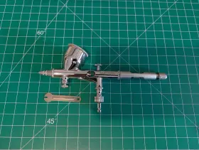 Mas-g43 Master Airbrush High Precision Dual-action Gravity Feed Bowl Cup Used
