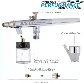 S68-b Master Airbrush Performance S68 Multi-purpose Precision Dual-action Siphon Feed #2