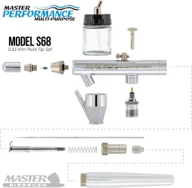 S68-b Master Airbrush Performance S68 Multi-purpose Precision Dual-action Siphon Feed #3