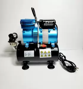 Tc-326t Master Airbrush 1/5 Hp Cool Runner Dual Fan Air Compressor Model #2