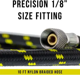 Th-024-10 Master Airbrush Premium 10 Foot Nylon Braided Hose With Standard 1/8 Inch S #2