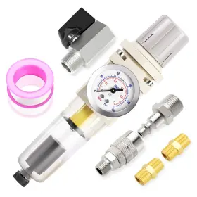 Xj-356 Meanlin Measure Air Compressor Moisture Filter Automatic Drain Line Aw200