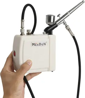 Bm-0005 Meeden Mini Airbrush Kit Dual-action Gravity Feed 0.5mm 12 Colors Air #3