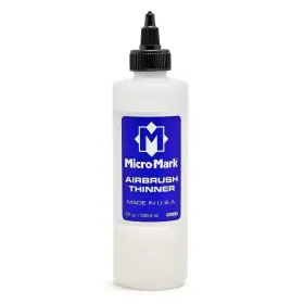 Micro-mark 29265 Micro-mark Airbrush Paint Thinner 8oz - Made In 8 Fl Oz Pack Of 1 Clear