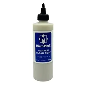 29385 Micro-mark Acrylic Clear Coat 8 Fl Oz / 236 Ml Pack Of 1