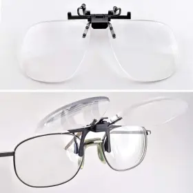82078 Micro-mark 2.00 Clip-on Magnifying Lenses 0.5 Liters Black