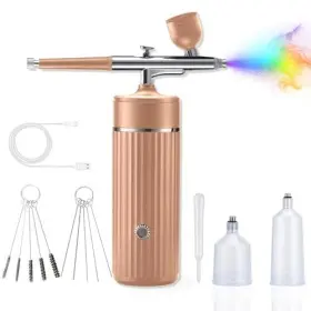 Mildhug 768553982944 Cordless Airbrush Kit With Compressor - Rechargeable Air Brush Gun Set 0