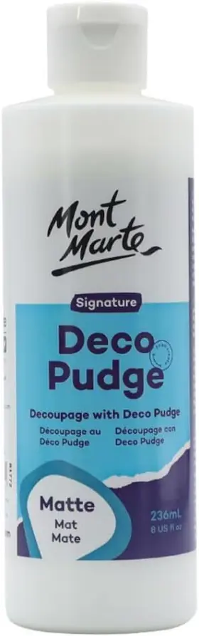Macr0052 Mont Marte Deco Pudge Craft Varnish Signature 236ml 8 Us Fl Oz Matte